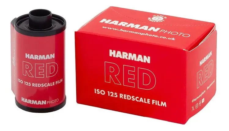 Harman Red 125 Redscale · 35 mm · 36 exposiciones